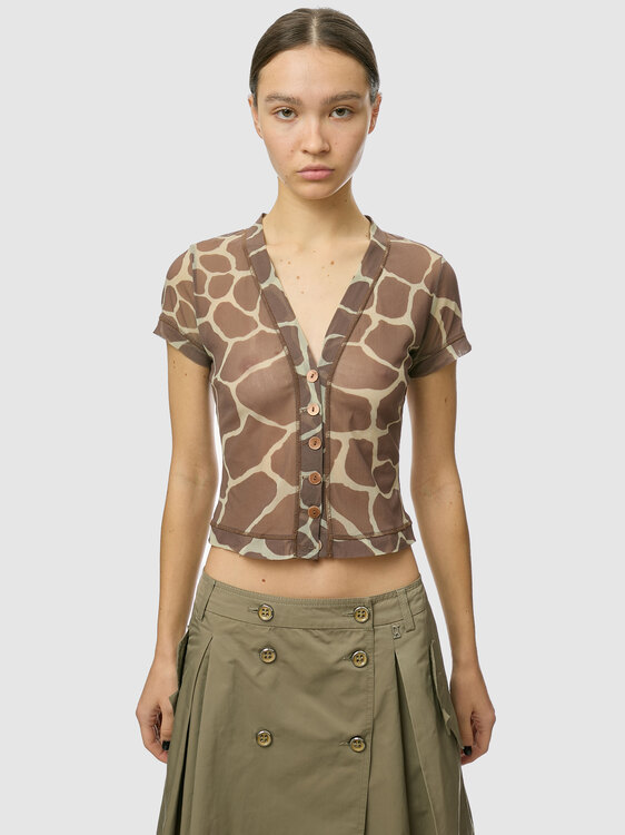 Plein Sud Mesh Blouse 