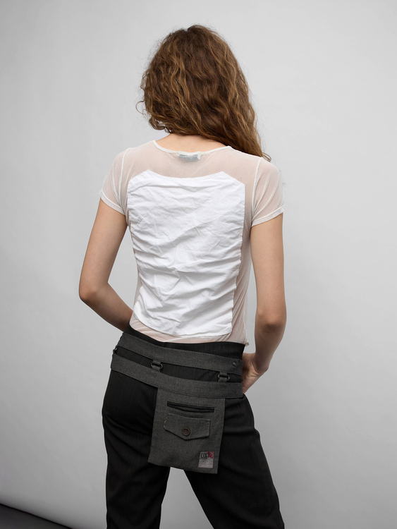 Nolita White Mesh Top 