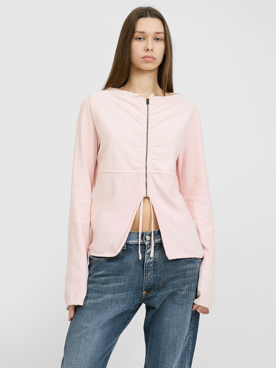 Michiko Koshino Zip-Up Cardigan 