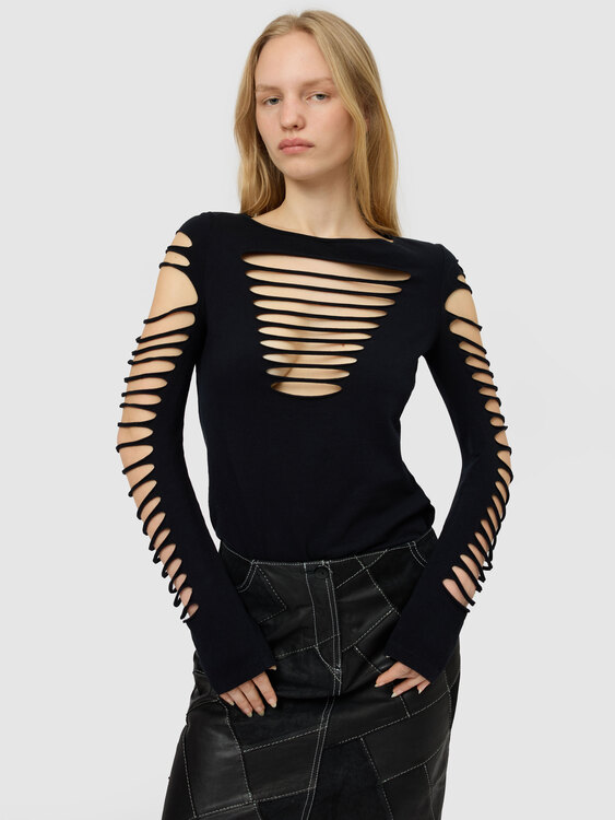 Extē Cutout Blouse 