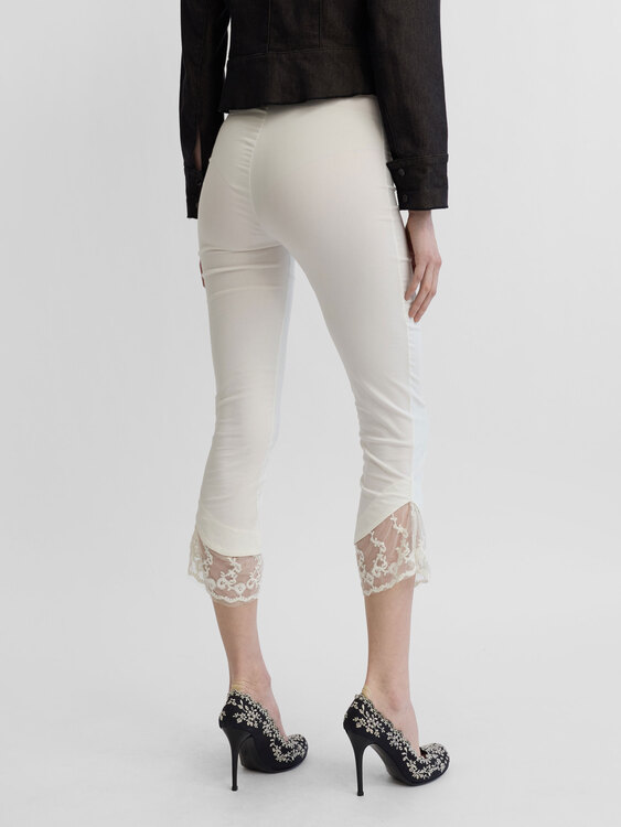 White Stretchy Pantaloons 