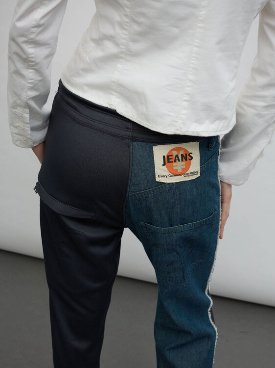 Michiko Koshino Deconstructed Jogger Jeans 