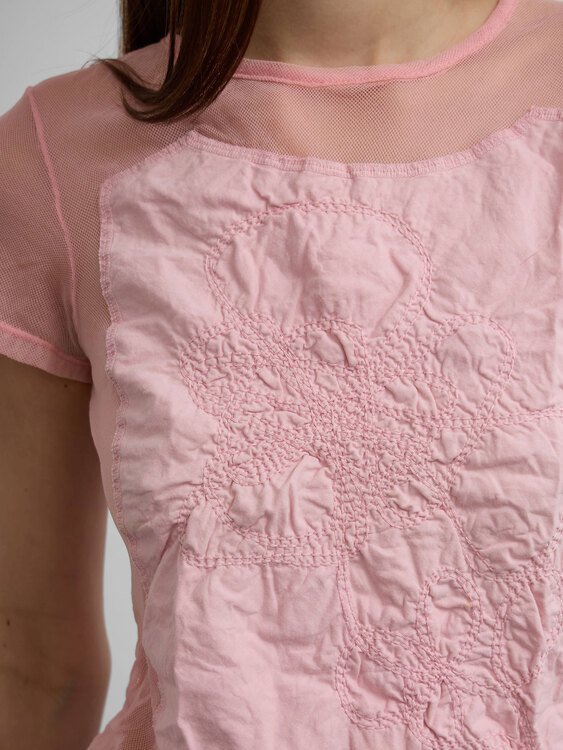 Nolita Pink Mesh T-Shirt 