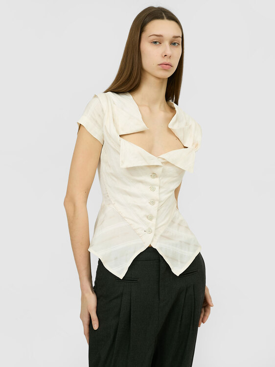 Cora Kemperman Button-Up Top 