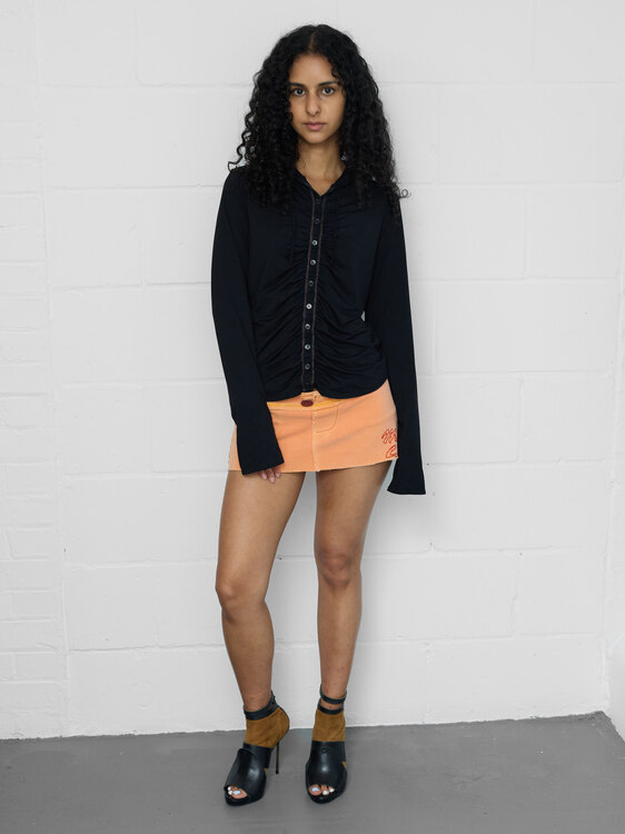 Girbaud Gathered Hoodie 