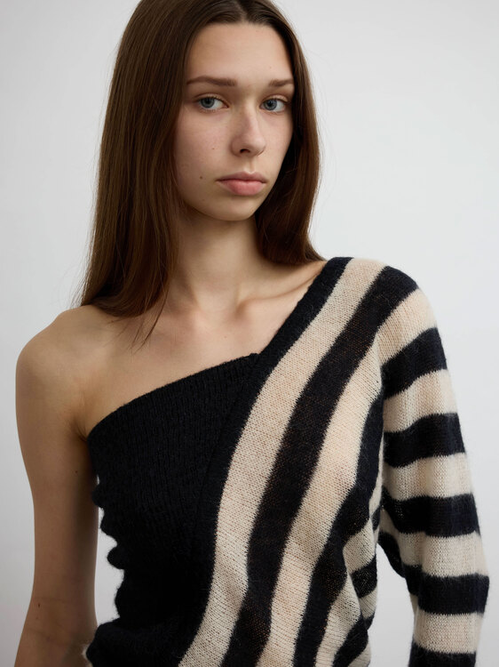 Stefanel One Shoulder Jumper 