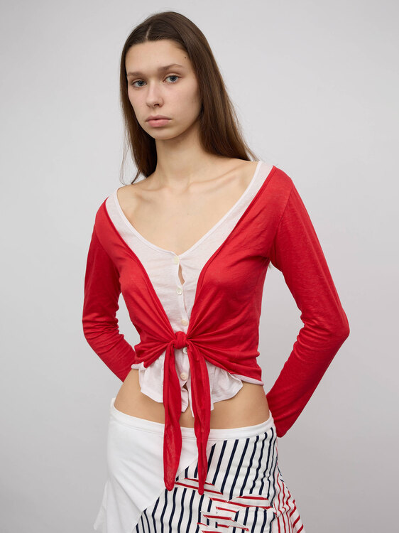 Double Layer Cardigan 