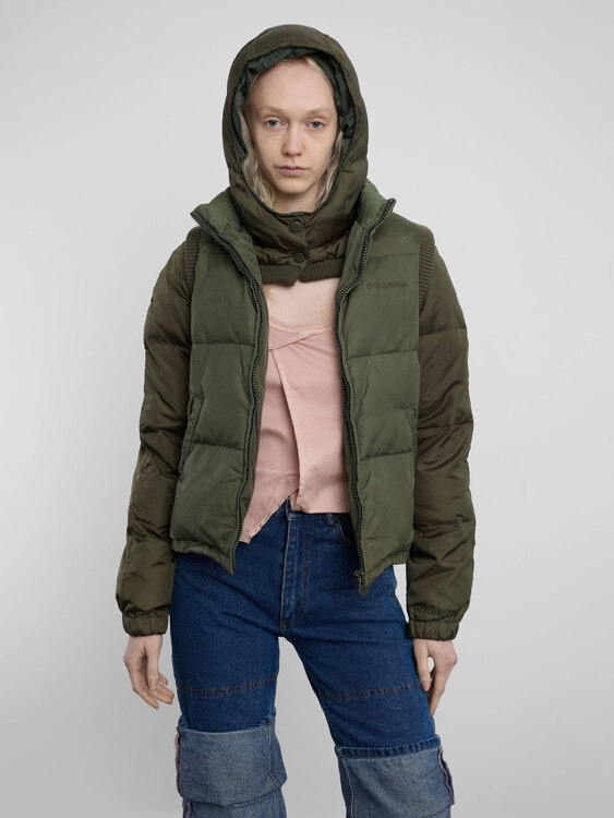 Killah Puffer Vest And Shrug Set 