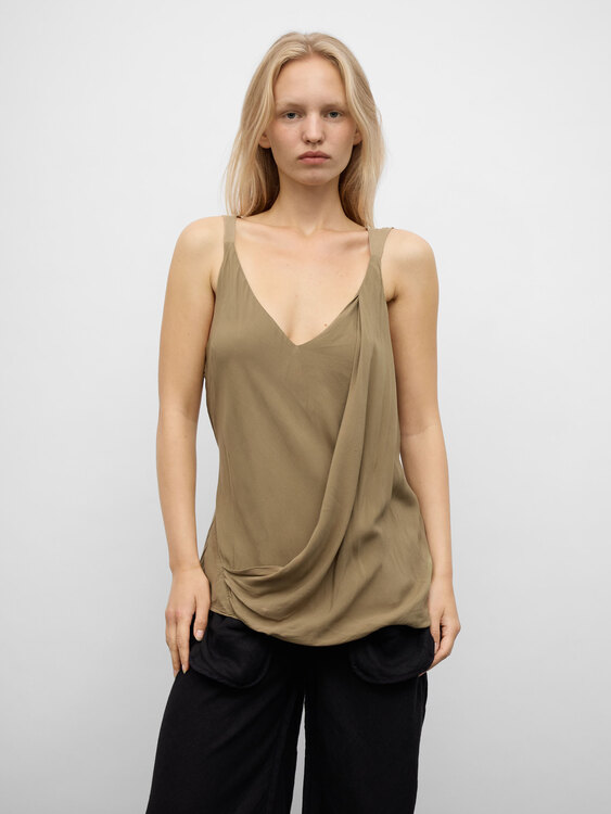 Diesel Khaki Halter Top 