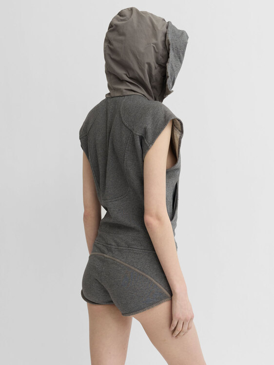 Diesel Grey Cotton Romper 
