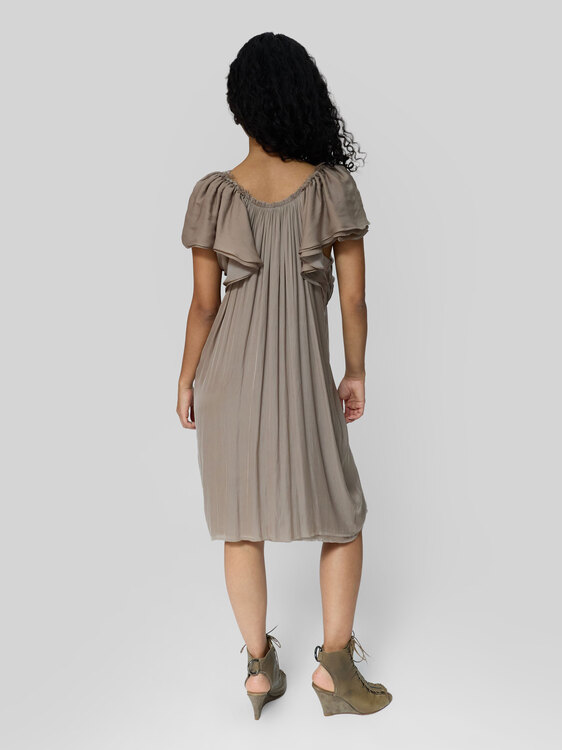 Lanvin Gathered Midi Dress 