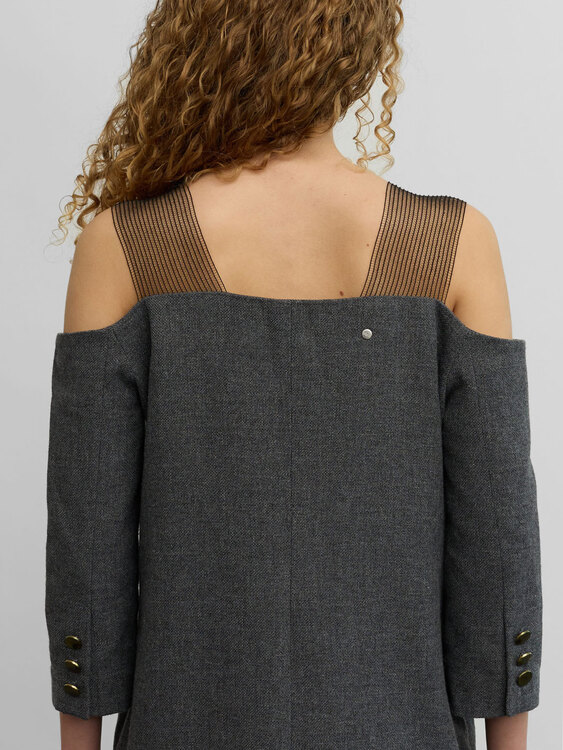 Ann-Sofie Back Deconstructed Blazer Dress 