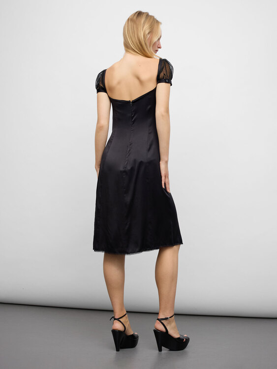 Dolce & Gabbana Silk Midi Dress 