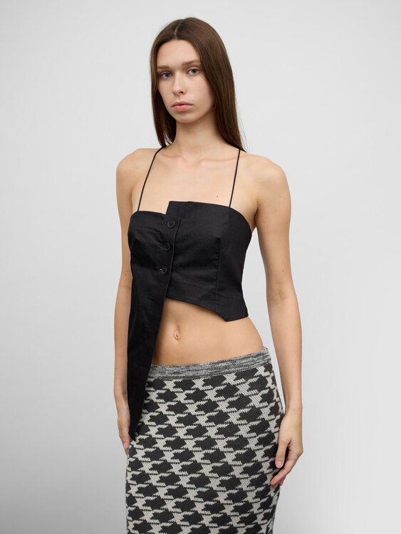 Cop Copine Asymmetrical Bustier 