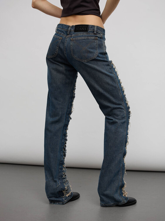 Plein Sud Ripped Effect Jeans 