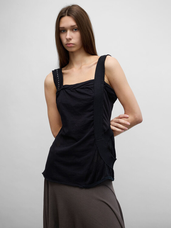 Deconstructed Knit Top 