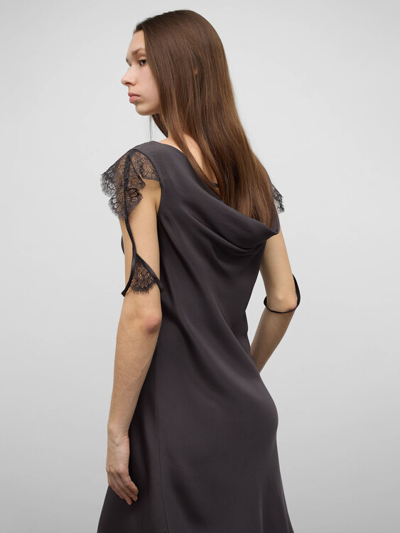 Ann-Sofie Back Silk Mini Dress 