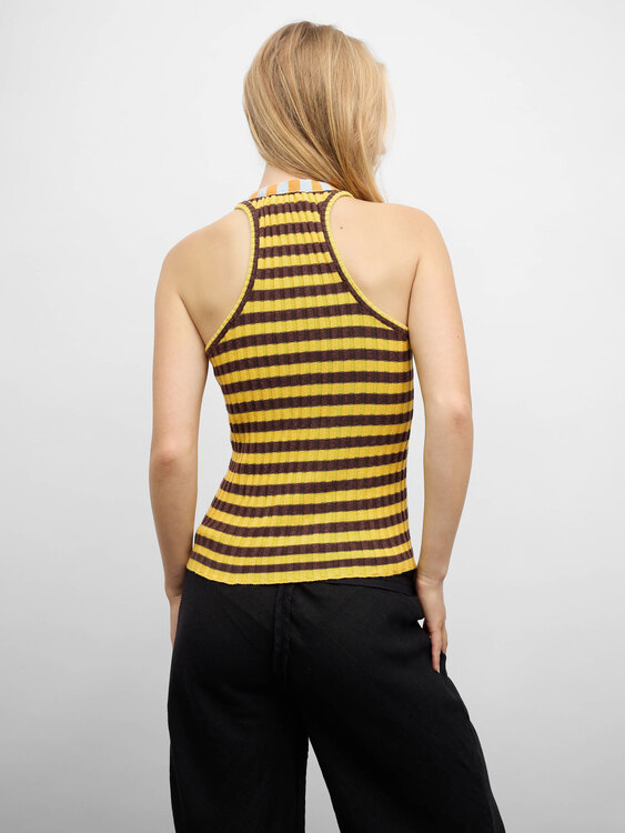 Miss Sixty Striped Tank Top 