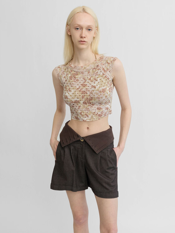 Michiko Koshino Cutout Top 