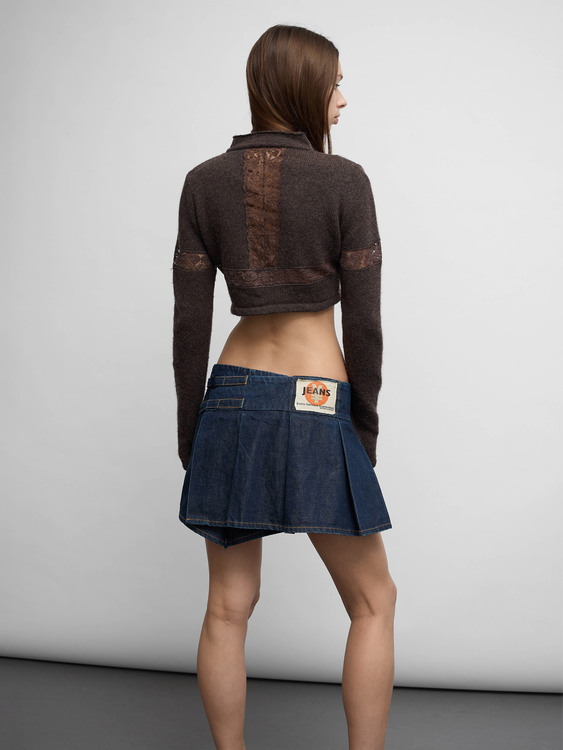 Michiko Koshino Pleated Skirt 