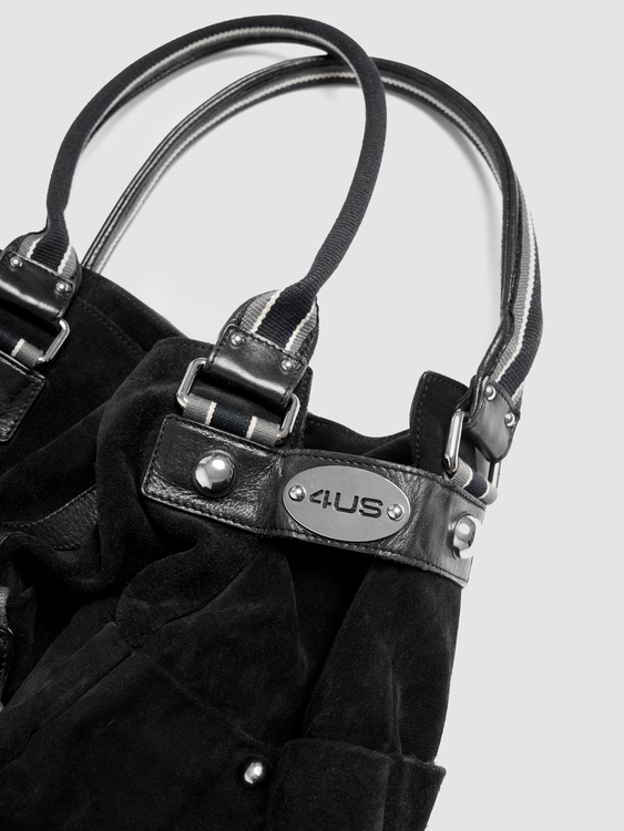 4US Suede Shoulder Bag 