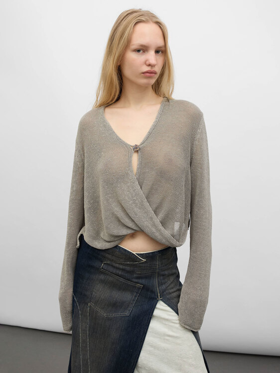 Sarah Pacini Knit Cardigan 