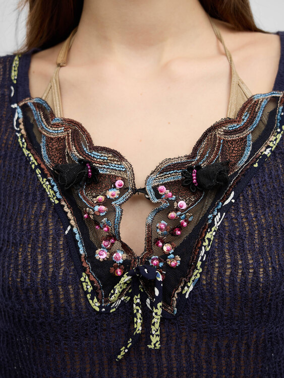 Anna Sui Knitted Blouse 