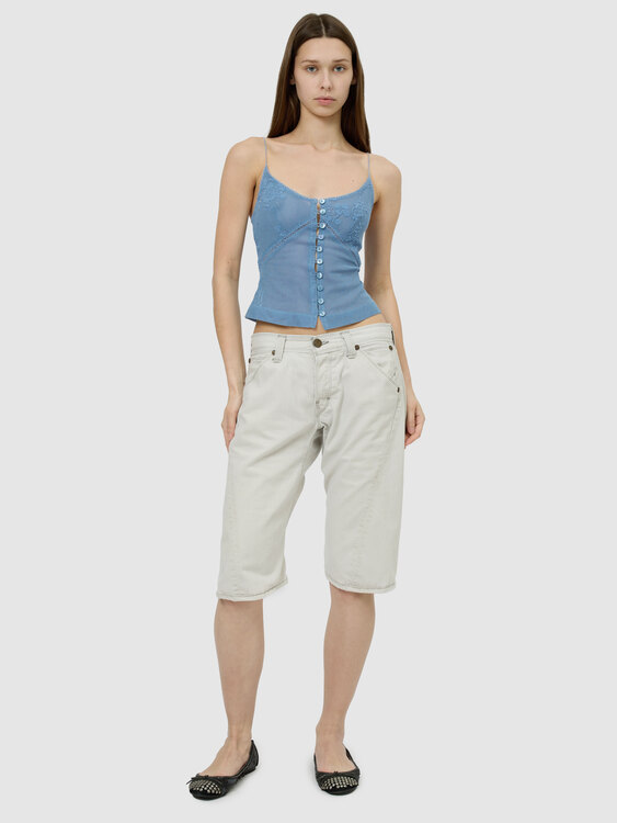 Plein Sud Mesh Camisole Top 