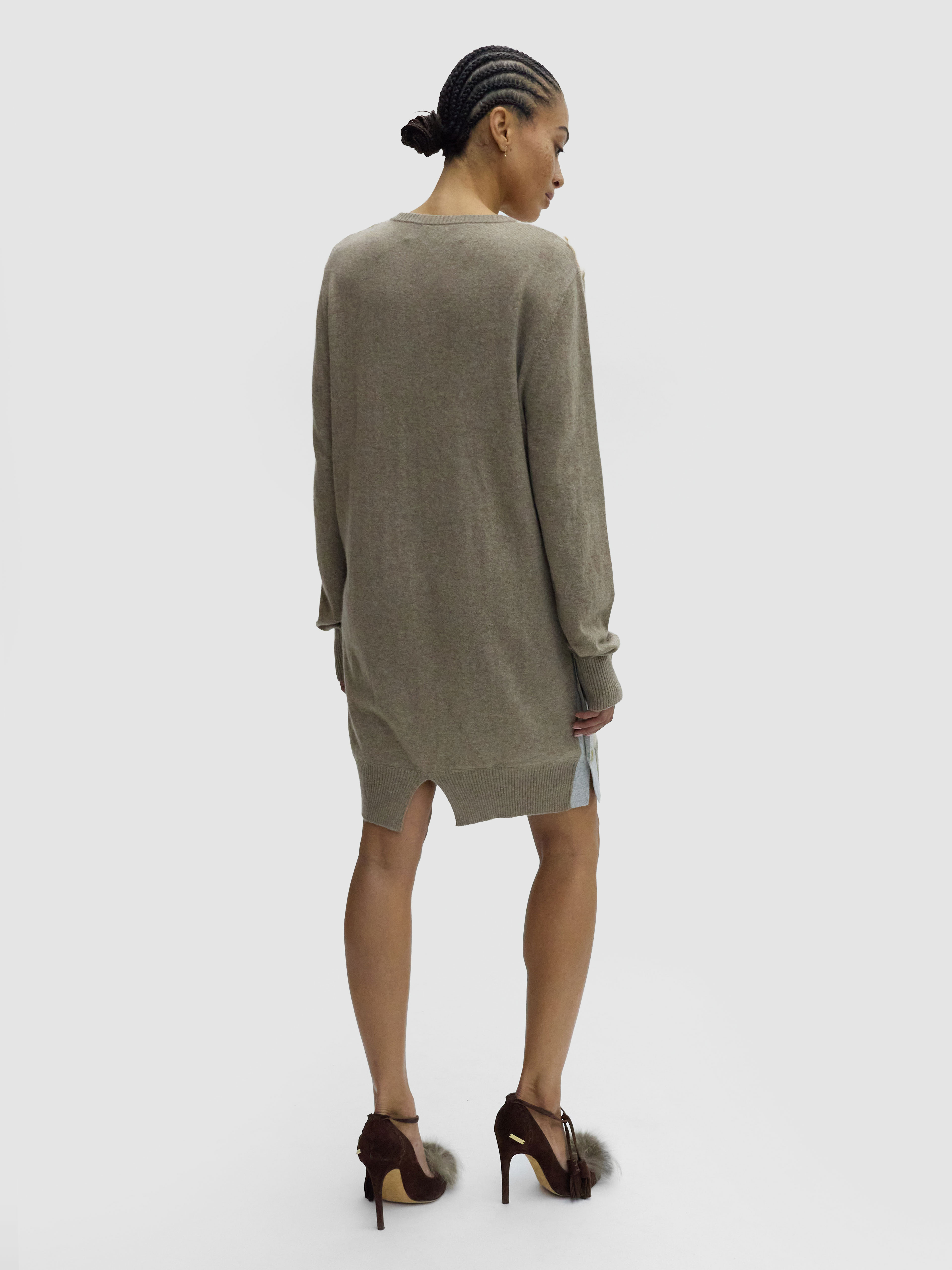 Fake London Knitted Cashmere Dress 