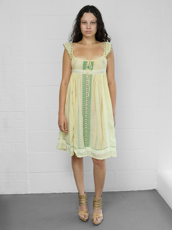 Tsumori Chisato Embroidered Dress 