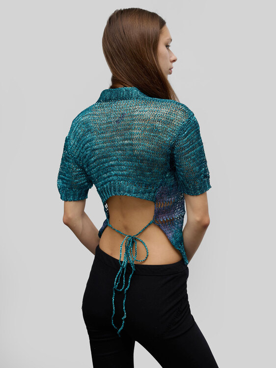 Gazebo Open Back Cardigan 