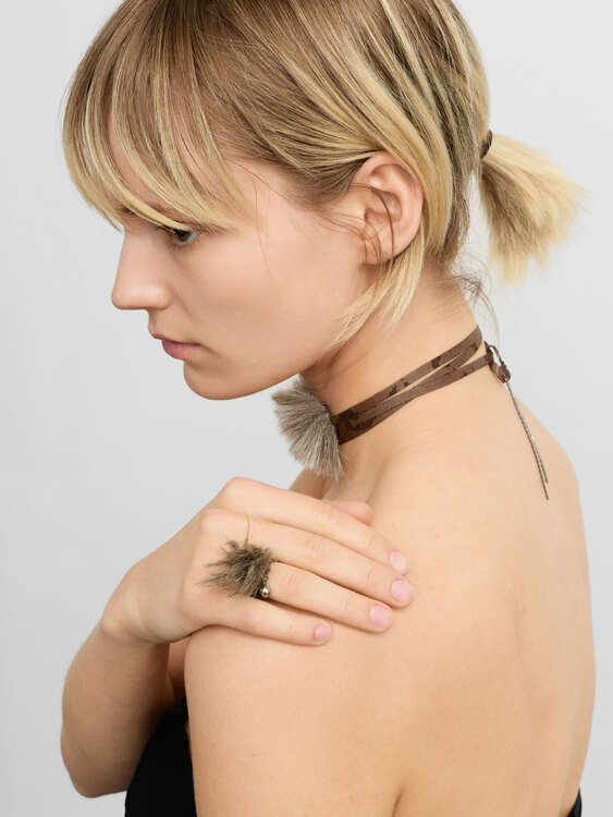 Servane Gaxotte Choker And Ring Set 