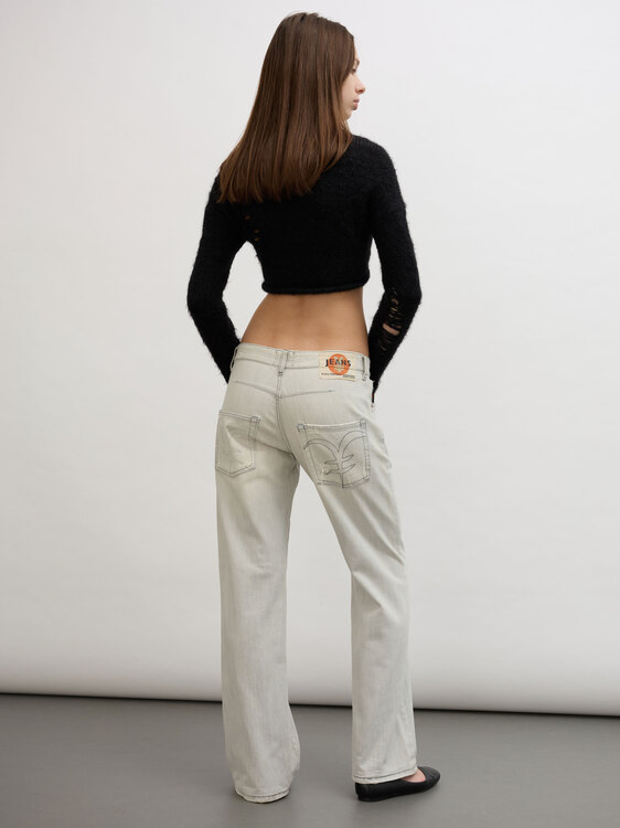 Michiko Koshino Distressed Jeans 