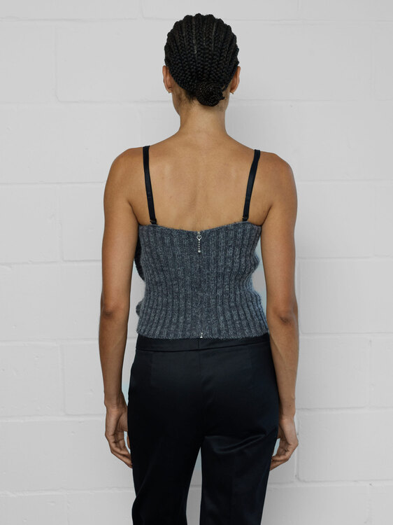 Sisley Knitted Bustier Top 