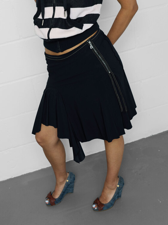 Girbaud Asymmetrical Skirt 