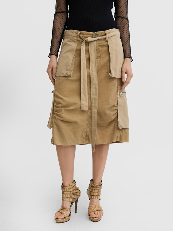 Nolita Corduroy Midi Skirt 