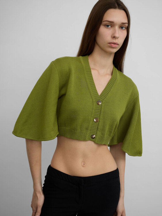 Aquagirl Cropped Cardigan 