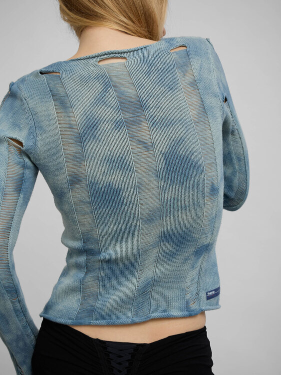 Knitted Tie-Dye Jumper 