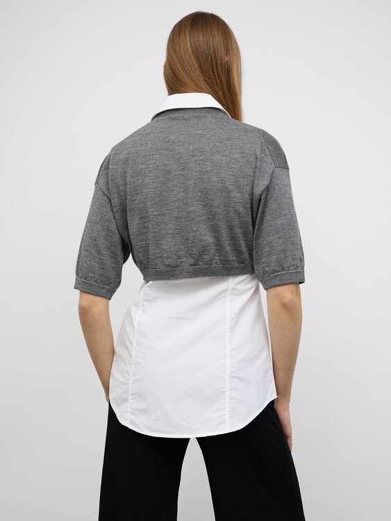 Dsquared2 Integrated Cardigan Shirt 