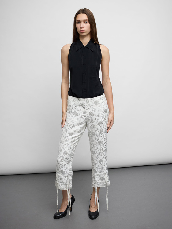 A.F. Vandevorst Brocade Capri Trousers 