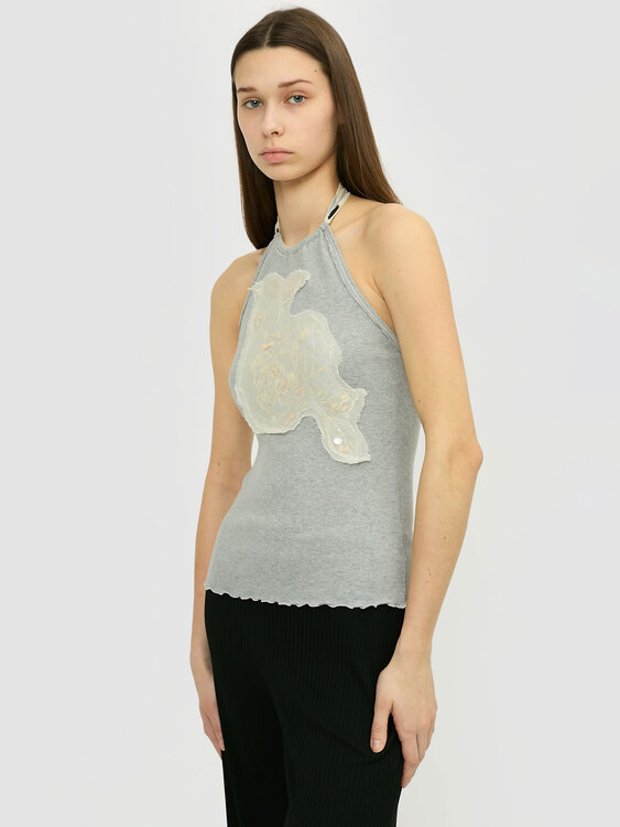 Open Back Halter Top 