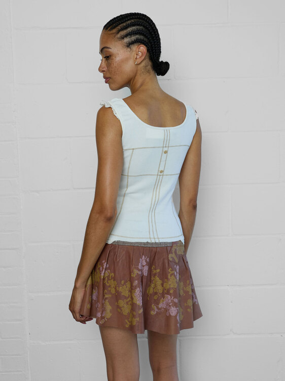 Rib Cotton Tank Top 