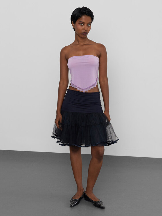 Layered Flounce Skirt 