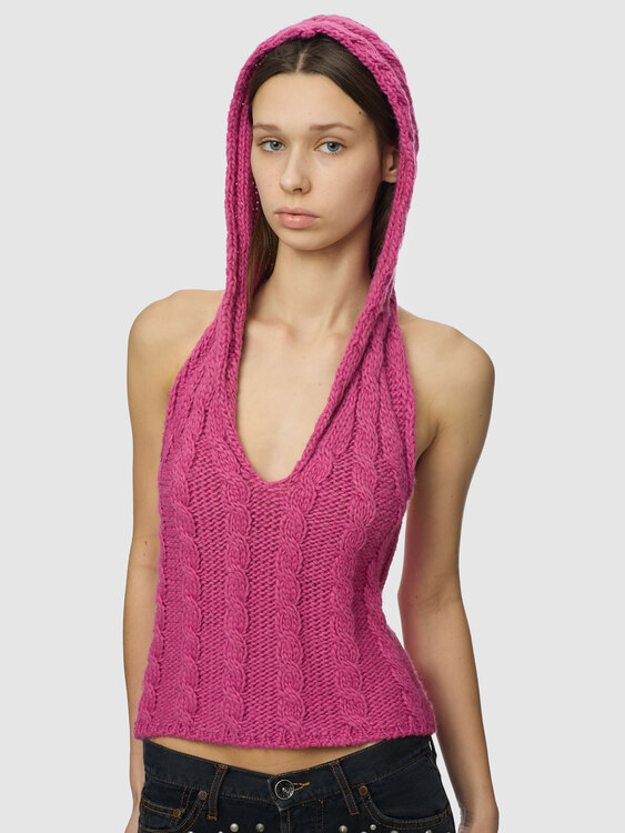 Benetton Knitted Halter Top 