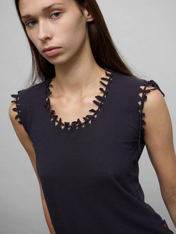 Michiko Koshino Macrame Top 