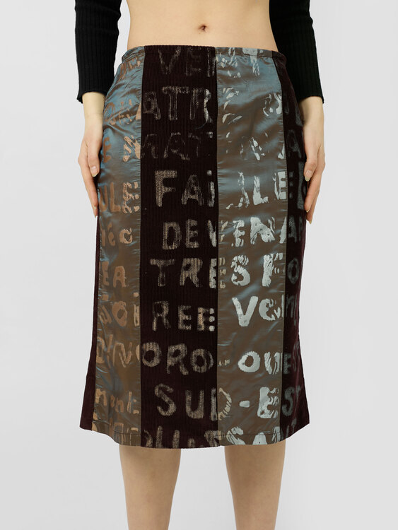 Custo Barcelona Corduroy Skirt 