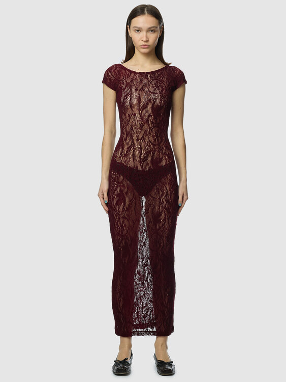 Plein Sud Lace Maxi Dress 