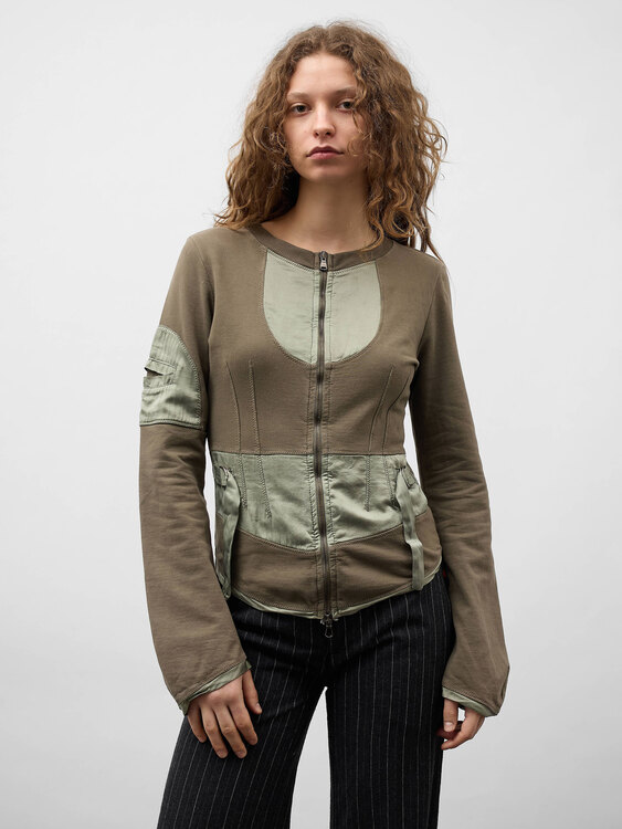 Patrizia Pepe Zip-Up Cardigan 