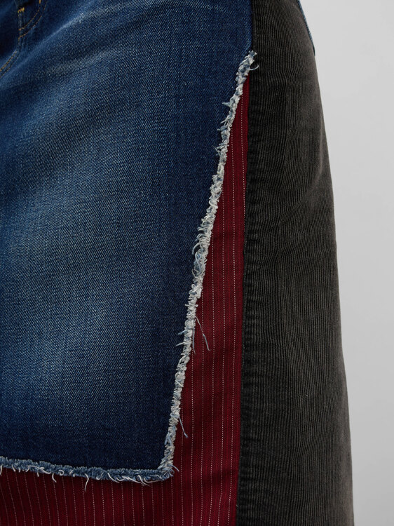 Replay Patchwork Midi Skirt 