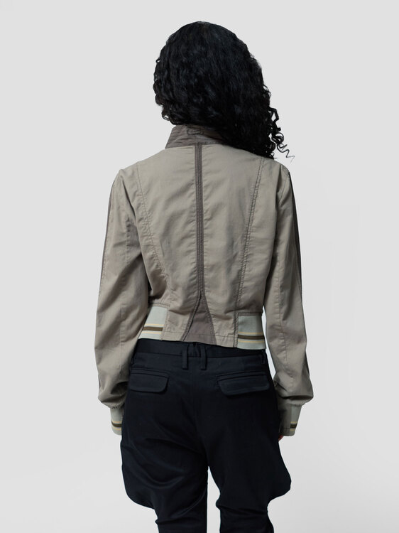Sportmax Grey Panelled Jacket 